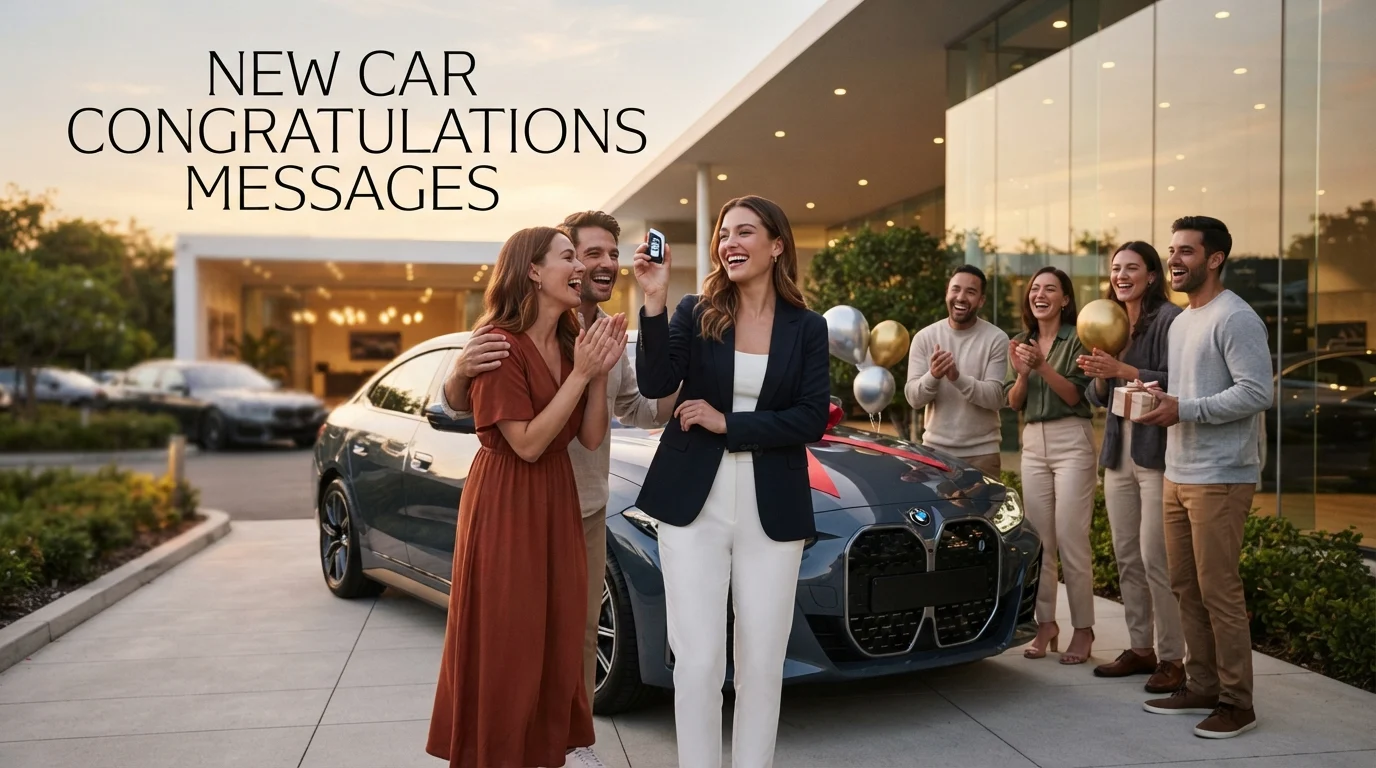 New Car Congratulations Messages
