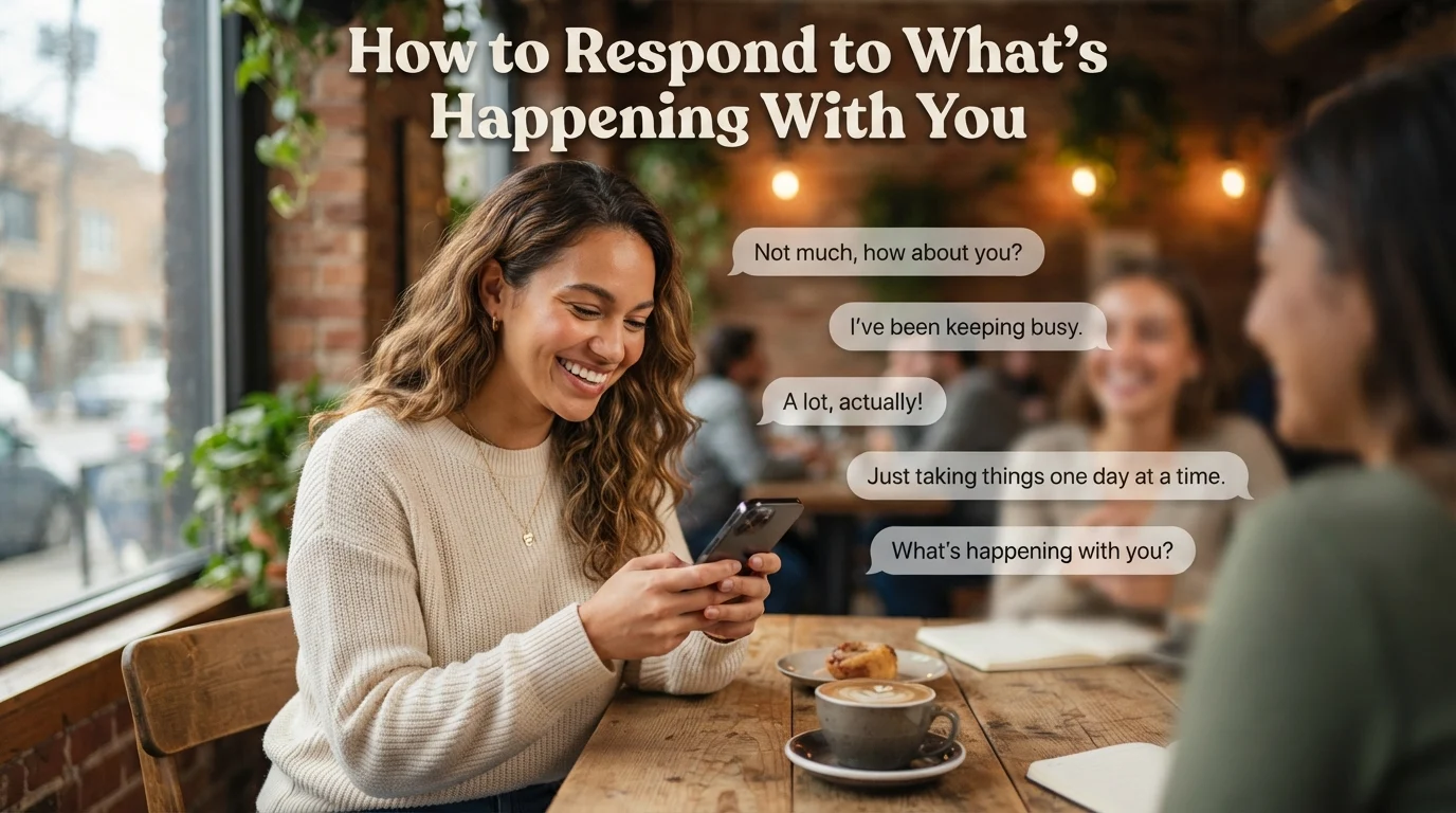 How to Respond to What’s Happening With You