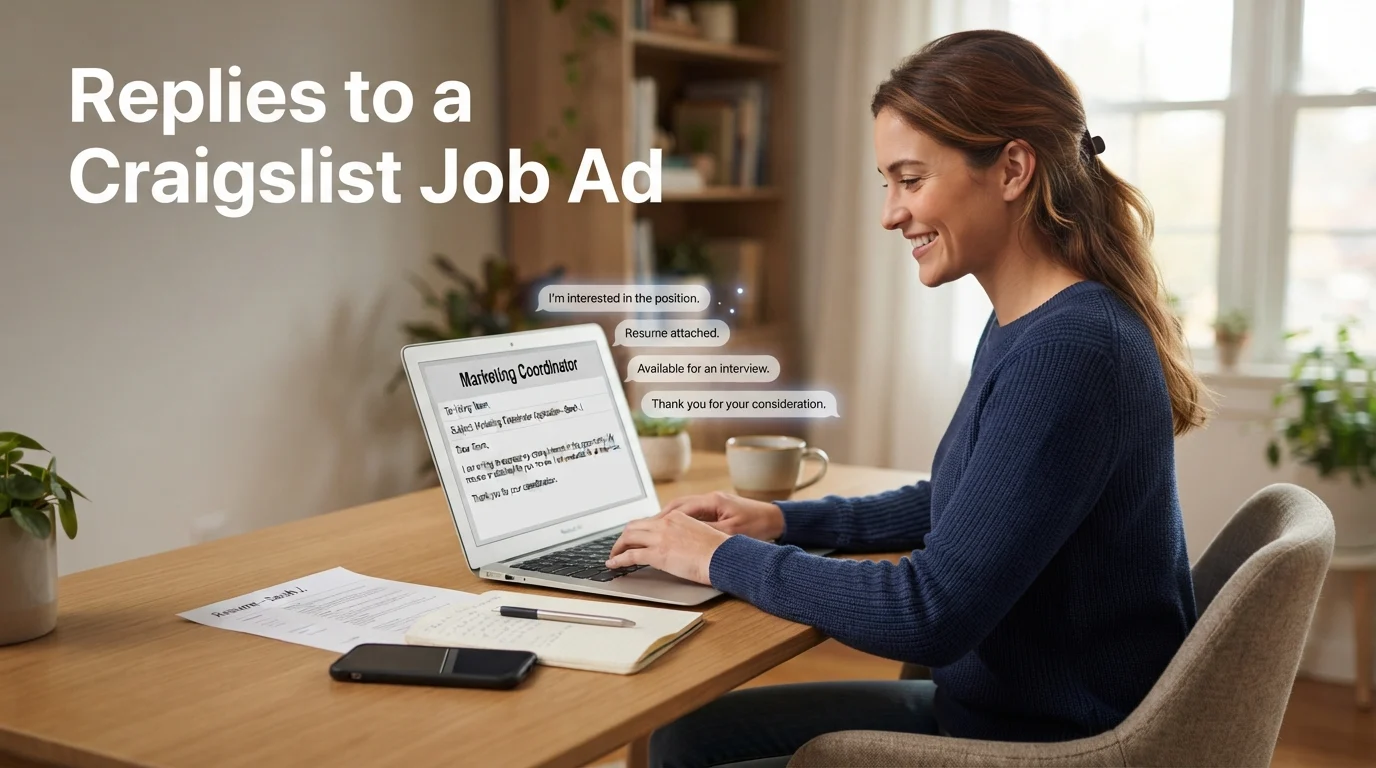 Replies to a Craigslist Job Ad