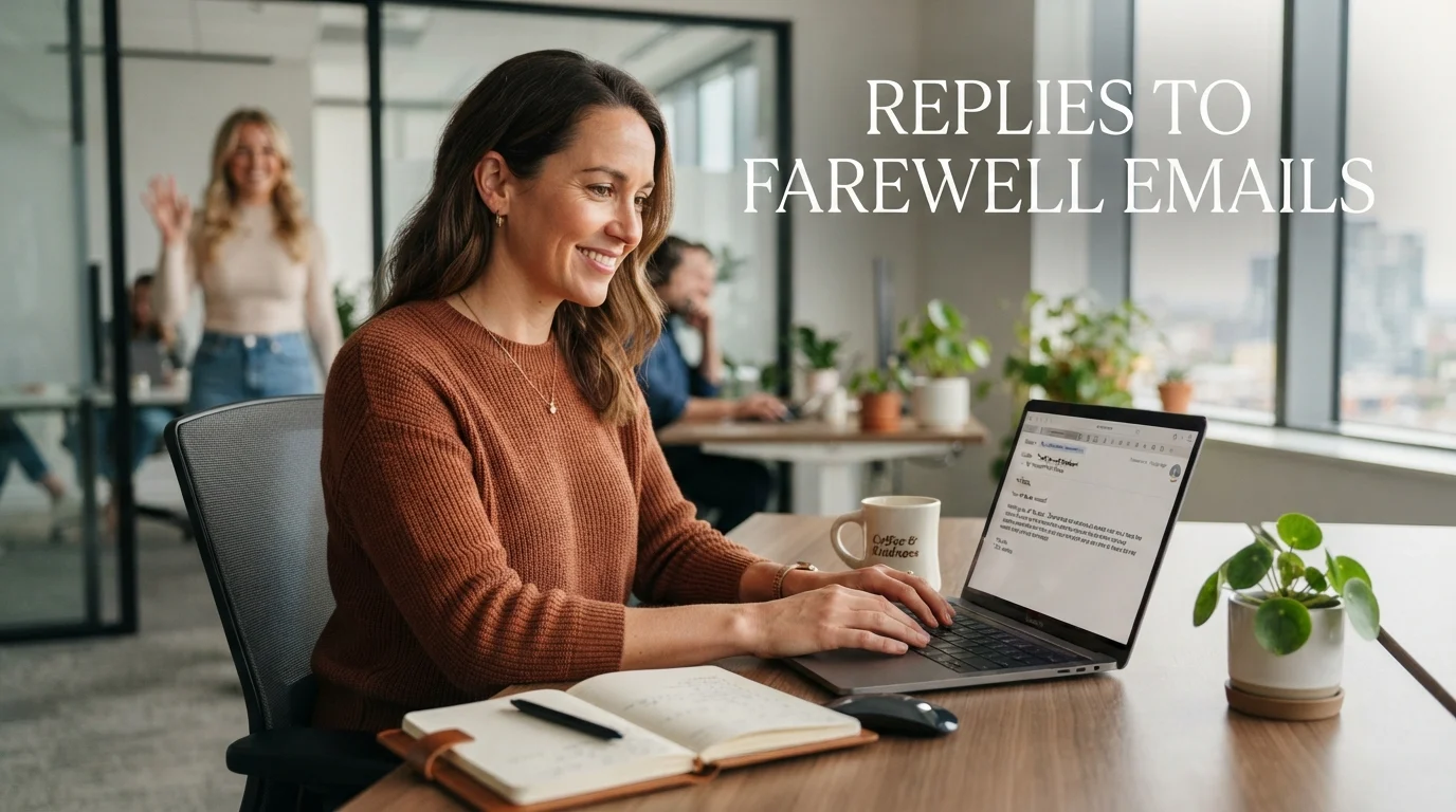Replies to Farewell Emails