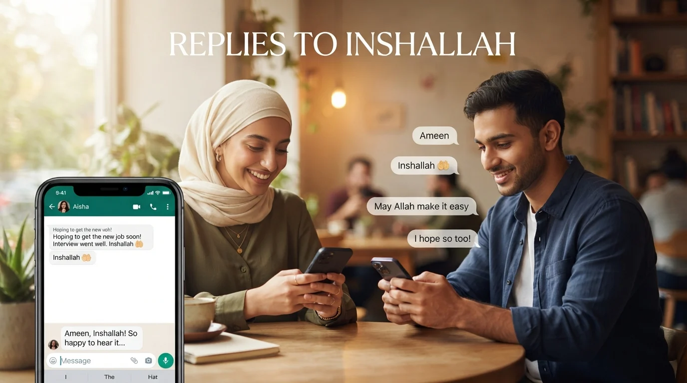 Replies to Inshallah