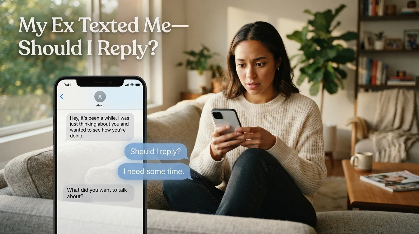 Replies to My Ex Texted Me Should I Reply