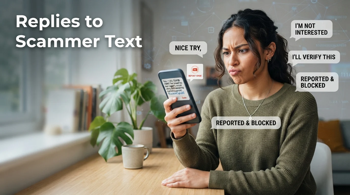Replies to Scammer Text