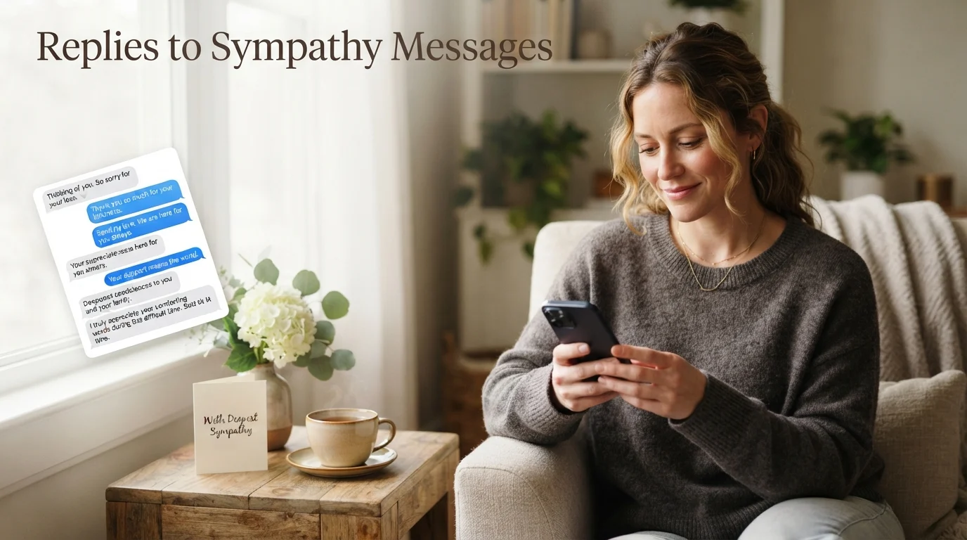 Replies to Sympathy Messages