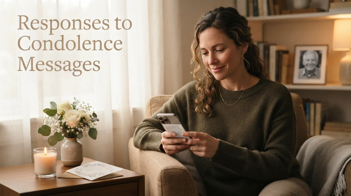 Responses to Condolence Messages