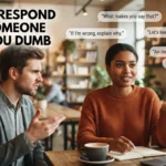 Ways to Respond When Someone Calls You Dumb