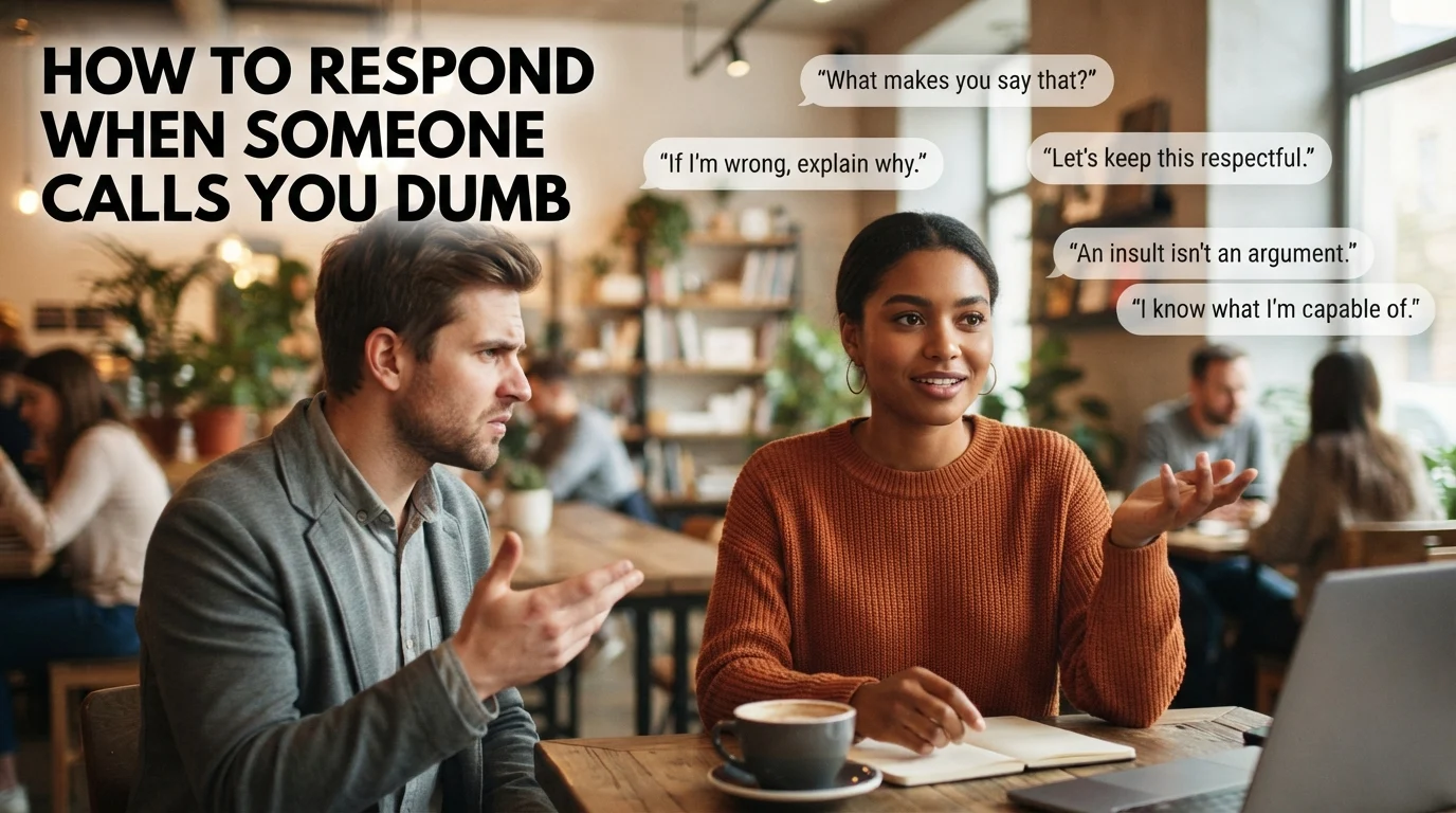 Ways to Respond When Someone Calls You Dumb