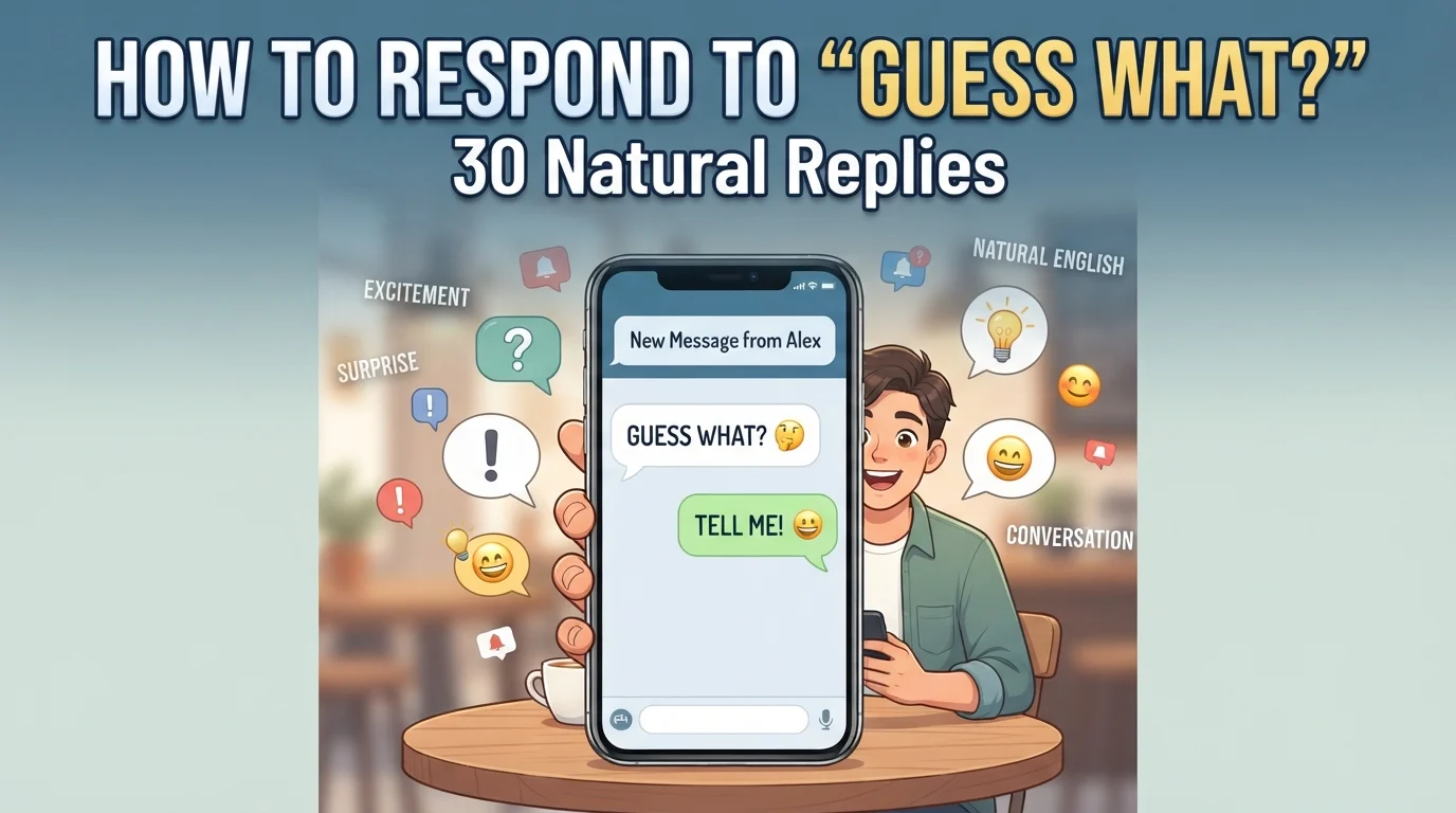 How to Respond to Guess What